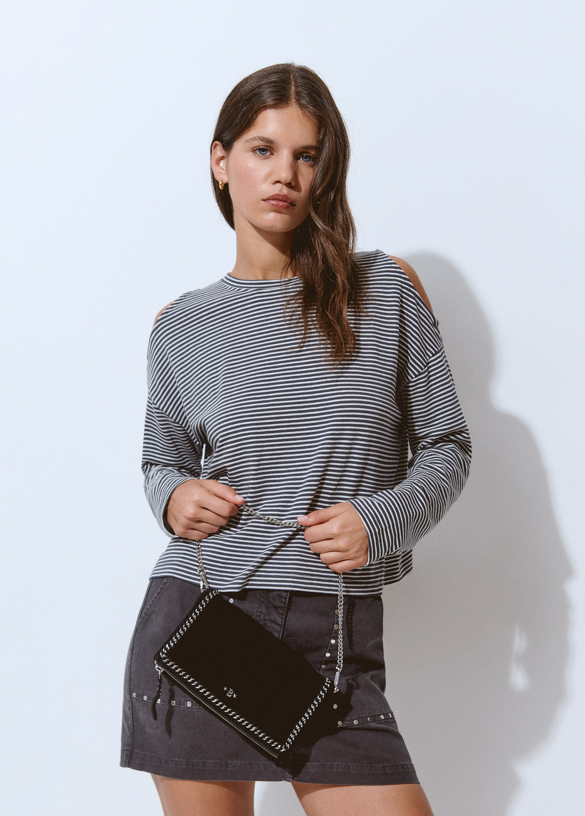 Borsa uptown in pelle patinata clearance