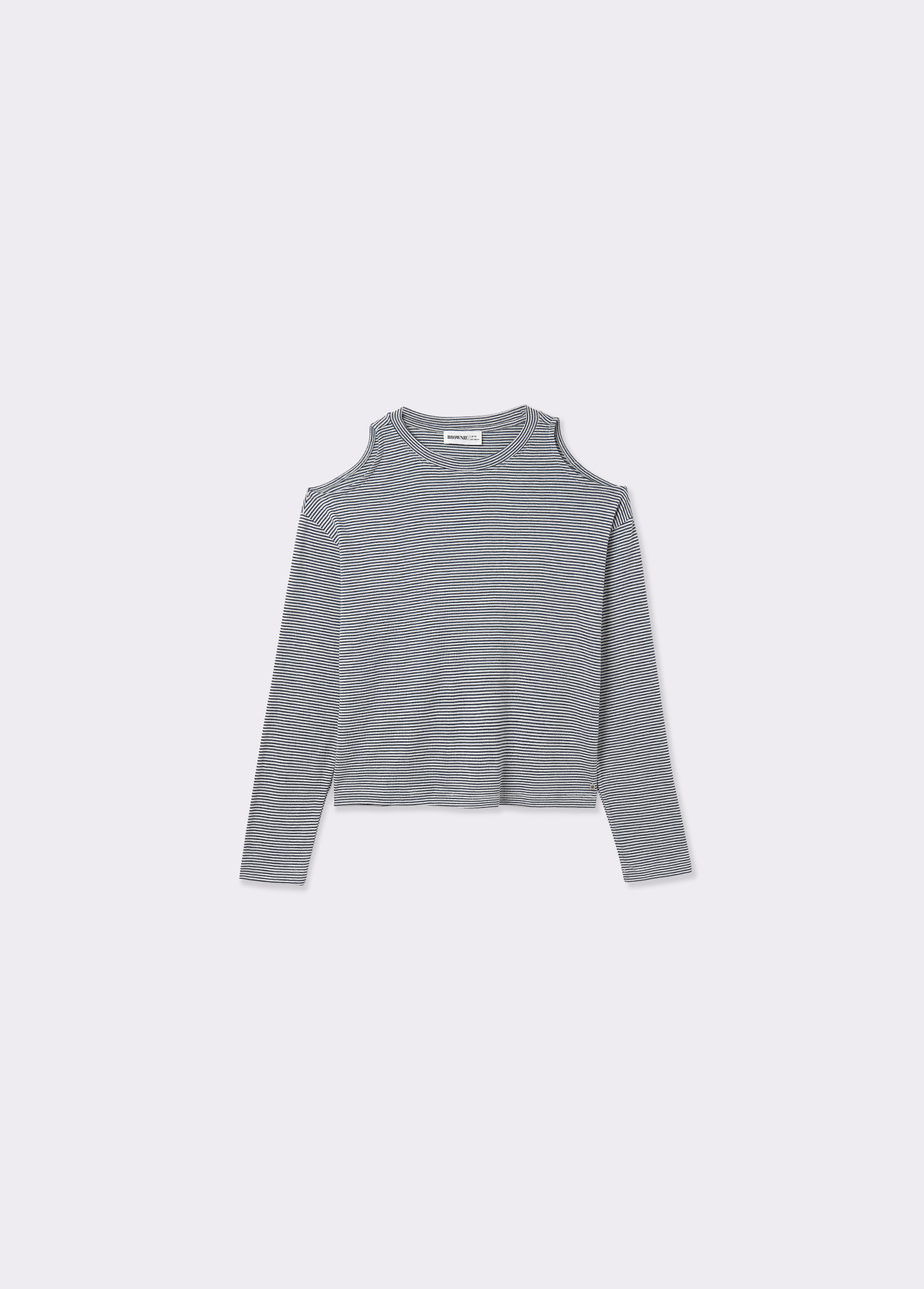 T-shirt cut-out schouder...