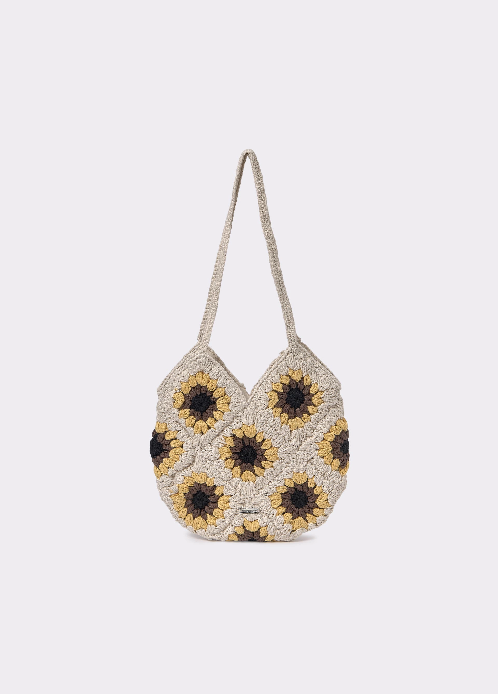 Tas crochet madeliefje