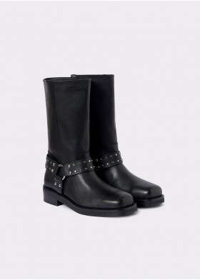 BIKERLAARS STUDS VIERKANTE NEUS