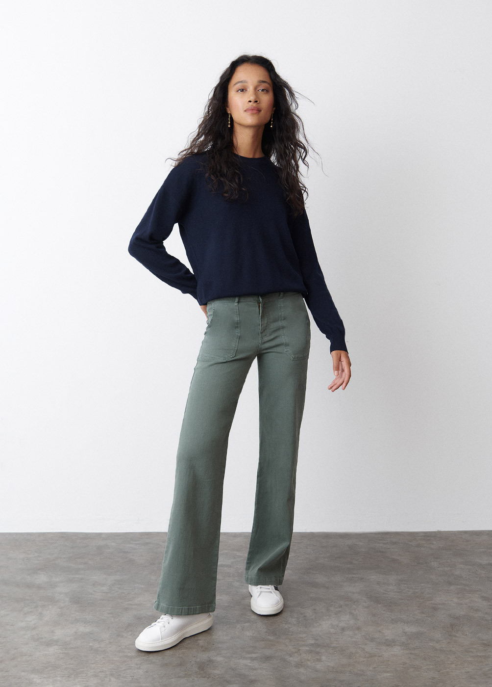BROEK CULOTTE MET VOORZAKKEN
