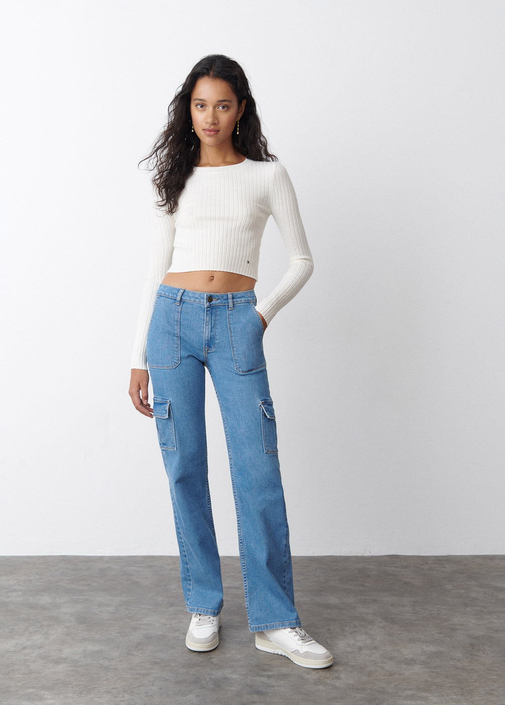 JEANS RECHT CARGO