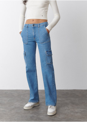 JEANS RECHT CARGO