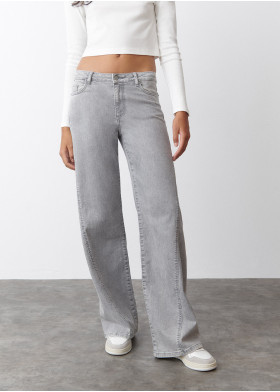 JEANS FLARED ZIJSPLIT