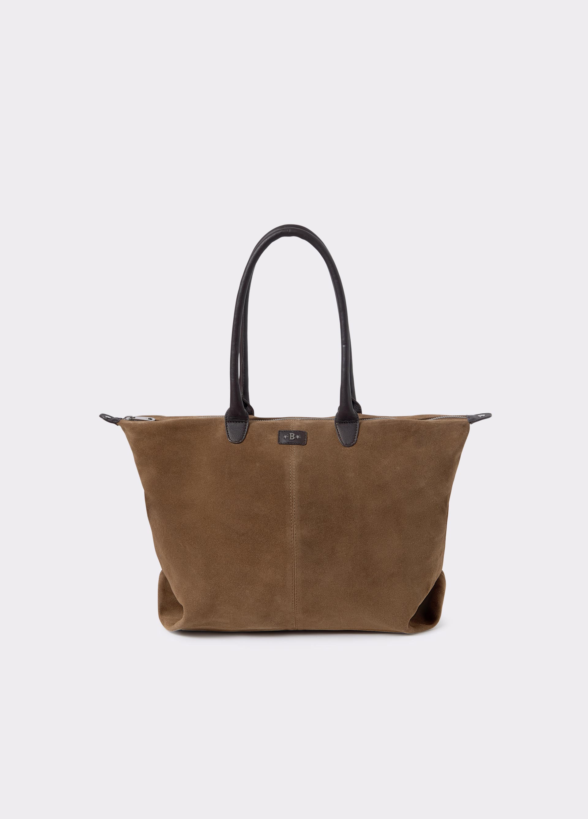 Shopper leer ritssluiting BROWNIE