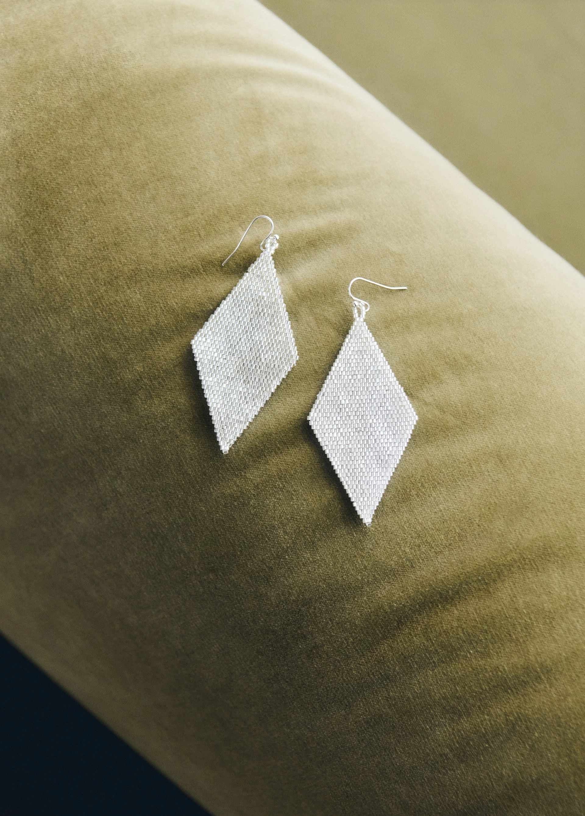 Boucles d'oreilles losange
